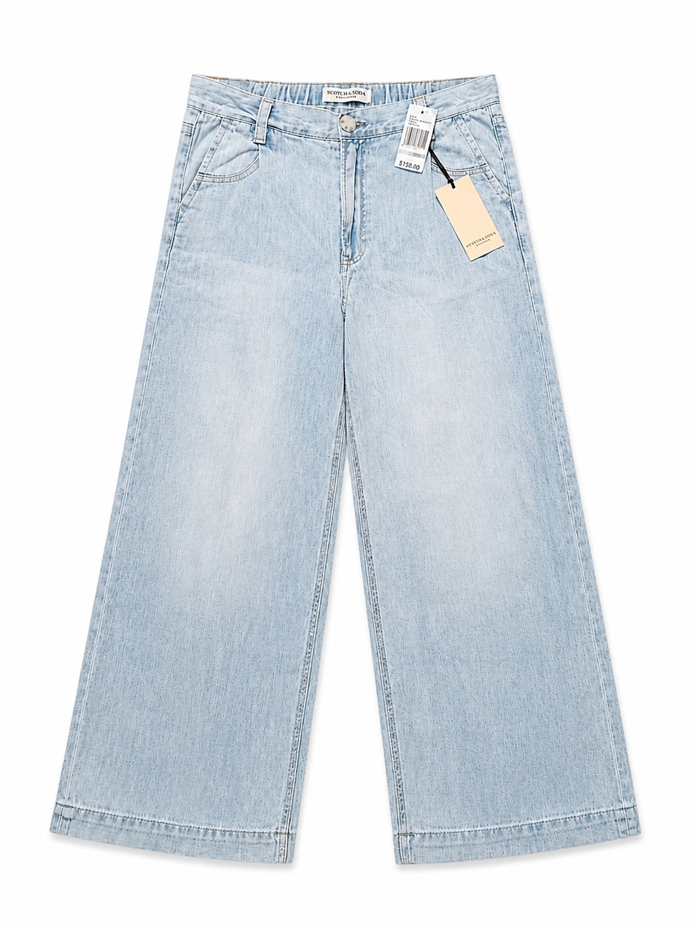 Scotch & Soda Light Wash Wide-Leg Women’s Jeans